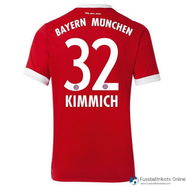 Bayern München Trikot Heim Kimmich 2017-18 Fussballtrikots Günstig